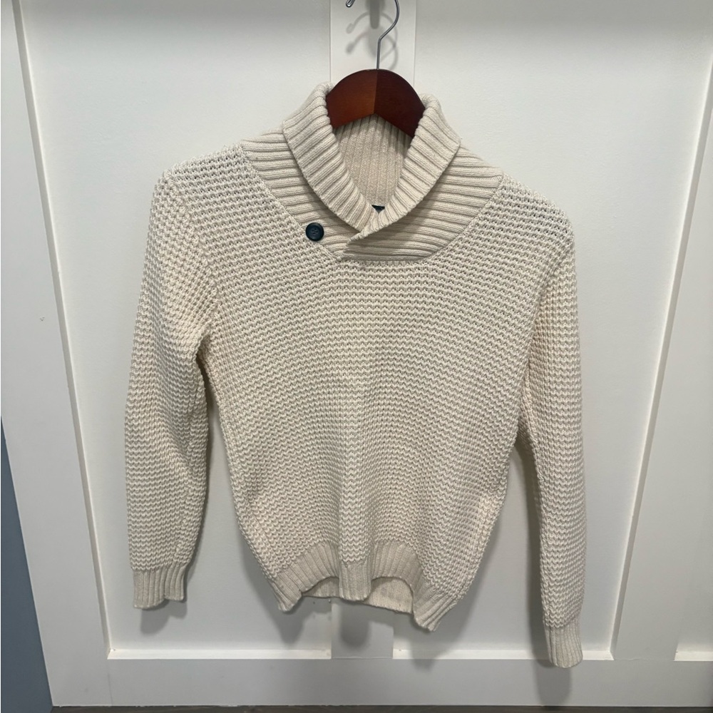 Elegant Cream Turtleneck Sweater for Women